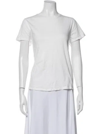 Pre-owned Hatch Crew Neck Short Sleeve T-shirt In White