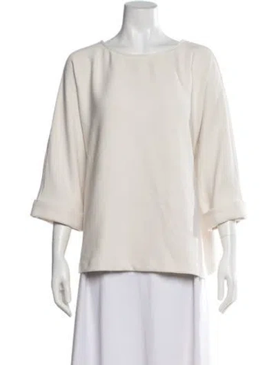 Pre-owned Hatch Crew Neck Sweater In Neutral