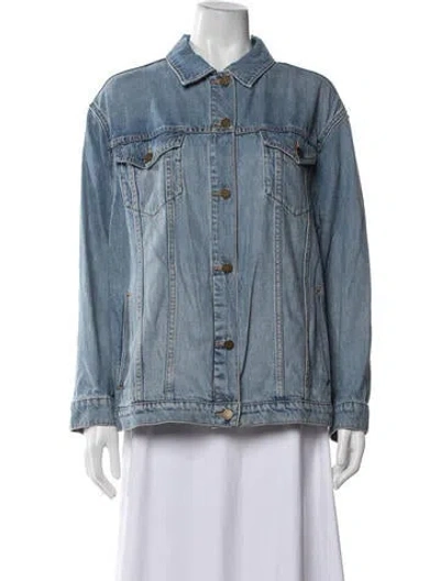 Pre-owned Hatch Denim Jacket In Blue