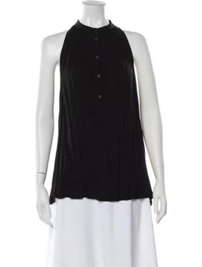 Pre-owned Hatch Halterneck Midi Length Dress In Black