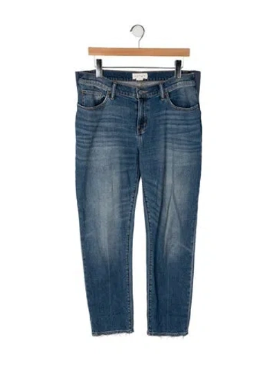 Pre-owned Hatch High-rise Straight Leg Jeans In Blue