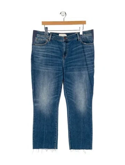 Pre-owned Hatch High-rise Wide Leg Jeans In Blue