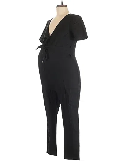 Pre-owned Hatch Jumpsuit In Black