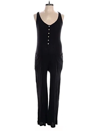 Pre-owned Hatch Jumpsuit In Black