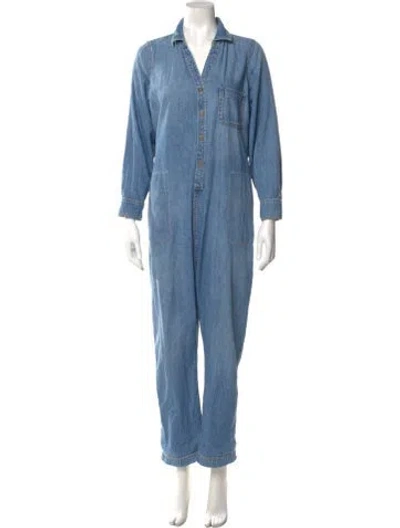 Pre-owned Hatch Jumpsuit In Blue