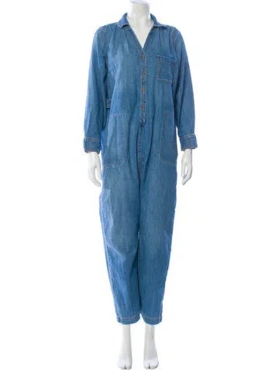 Pre-owned Hatch Jumpsuit In Blue