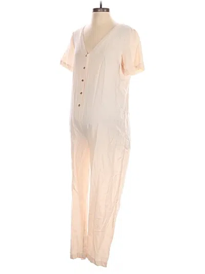 Pre-owned Hatch Jumpsuit In White