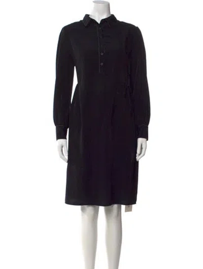 Pre-owned Hatch Knee-length Dress In Black