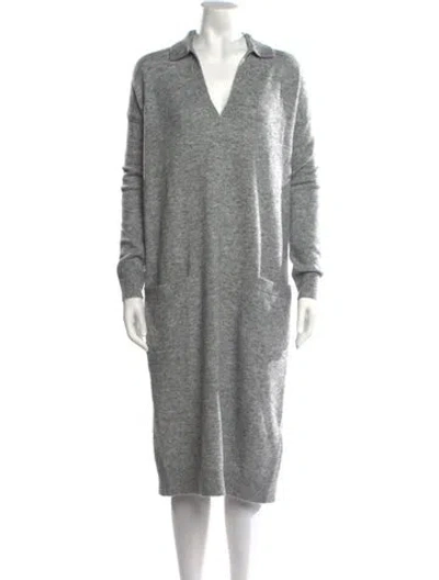 Pre-owned Hatch Knee-length Dress In Grey