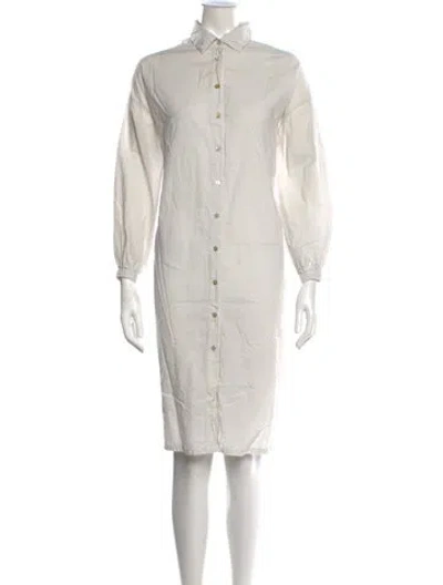 Pre-owned Hatch Knee-length Dress In Neutral