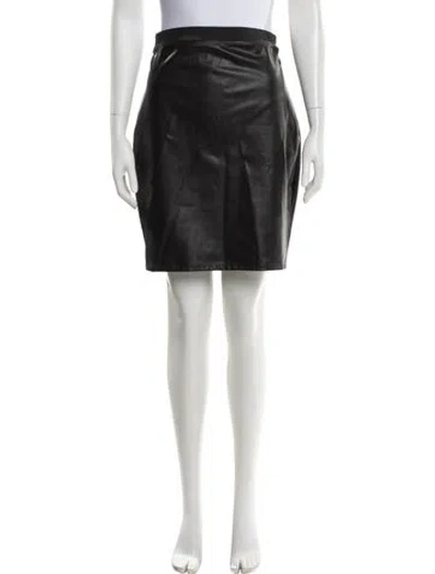 Pre-owned Hatch Knee-length Skirt In Black