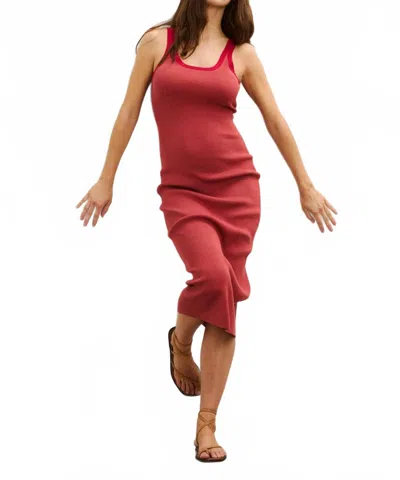 Hatch Kristen Dress -maternity In Rose/ Rouge In Multi