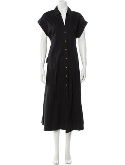 Pre-owned Hatch Long Dress In Black