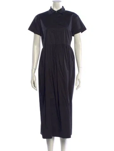 Pre-owned Hatch Long Dress In Black