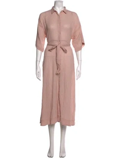 Pre-owned Hatch Long Dress In Orange
