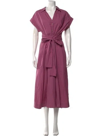 Pre-owned Hatch Long Dress In Pink