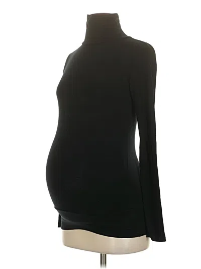 Pre-owned Hatch Long Sleeve Turtleneck In Black