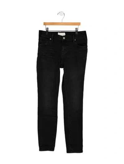 Pre-owned Hatch Low-rise Skinny Leg Jeans In Black
