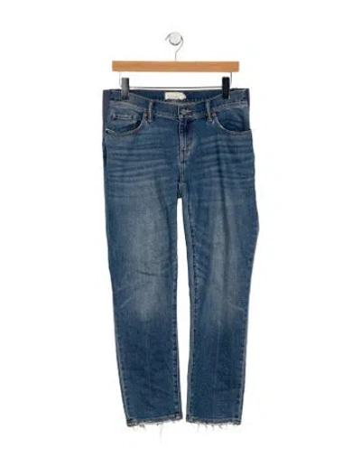 Pre-owned Hatch Low-rise Straight Leg Jeans In Blue