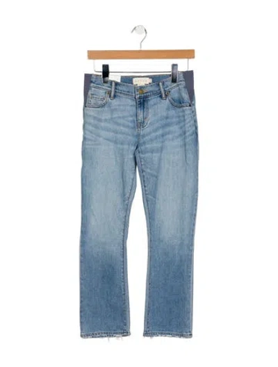 Pre-owned Hatch Low-rise Straight Leg Jeans In Blue