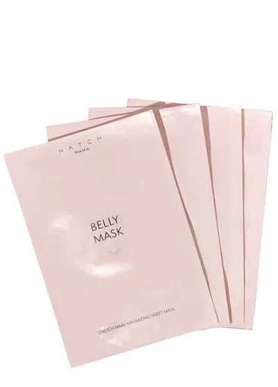 Hatch Mama Belly Fix Sheet Masks X 4 In White