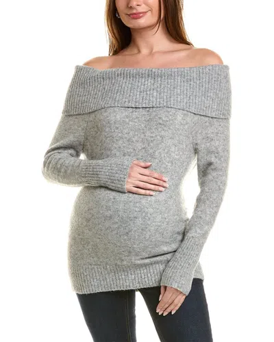 Hatch Maternity The Amber Sweater In Gray