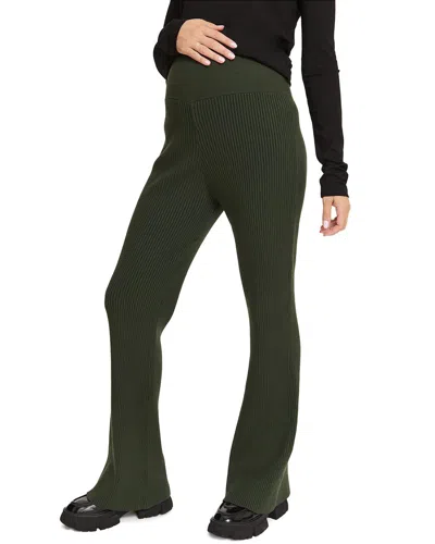 Hatch Maternity The Rib Knit Pant In Green
