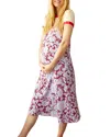 Hatch Maternity The Short Ricky Slip Dress In Purple