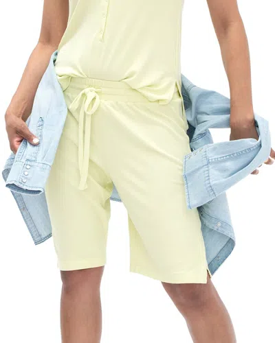 Hatch Maternity The Softest Rib Short In Yellow