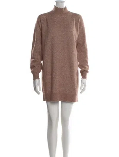 Pre-owned Hatch Merino Wool Mini Dress In Neutral
