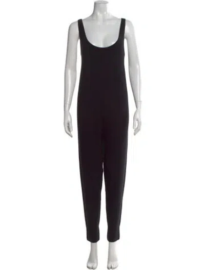 Pre-owned Hatch Merino Wool Scoop Neck Jumpsuit In Blue
