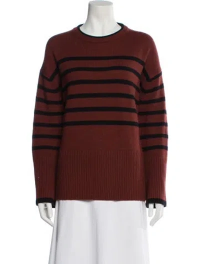 Pre-owned Hatch Merino Wool Striped Sweater In Multi