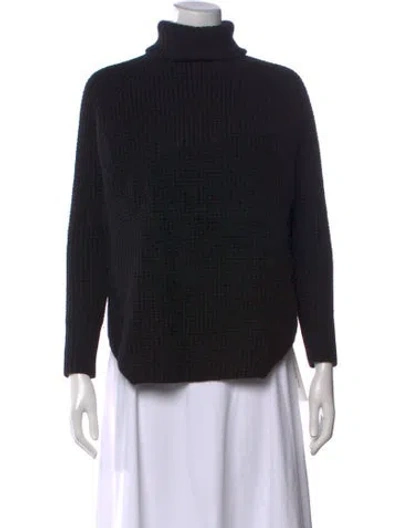 Pre-owned Hatch Merino Wool Turtleneck Sweater In Black