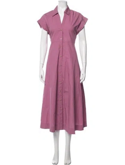Pre-owned Hatch Midi Length Dress In Pink