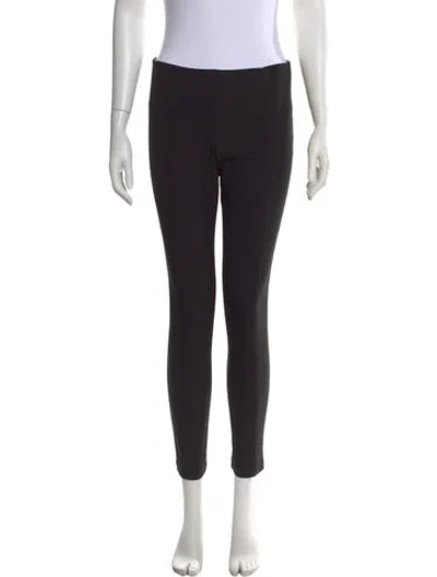 Pre-owned Hatch Mid-rise Skinny Leg Jeans In Black