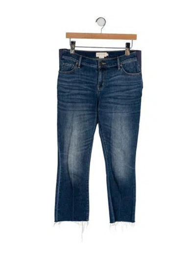 Pre-owned Hatch Mid-rise Skinny Leg Jeans In Blue