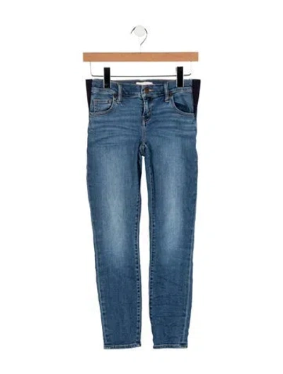 Pre-owned Hatch Mid-rise Skinny Leg Jeans In Blue