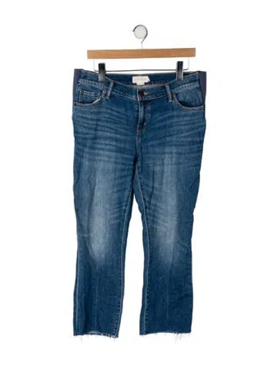Pre-owned Hatch Mid-rise Straight Leg Jeans In Blue