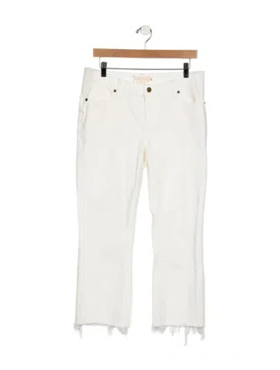 Pre-owned Hatch Mid-rise Straight Leg Jeans In Blue