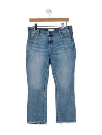 Pre-owned Hatch Mid-rise Straight Leg Jeans In Blue