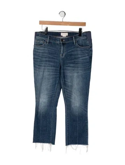 Pre-owned Hatch Mid-rise Straight Leg Jeans In Blue