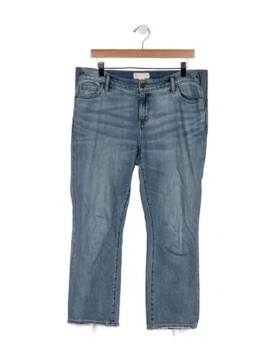 Pre-owned Hatch Mid-rise Straight Leg Jeans In Blue