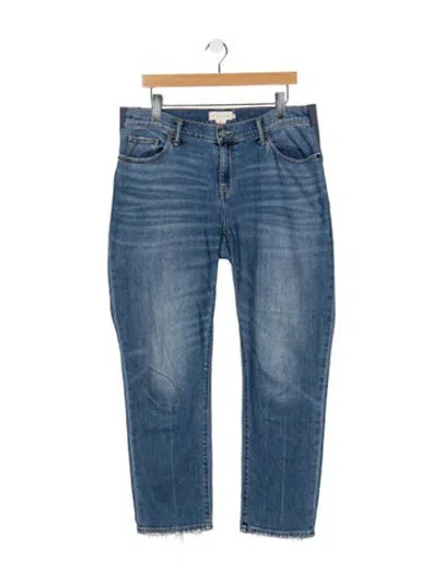 Pre-owned Hatch Mid-rise Straight Leg Jeans In Blue