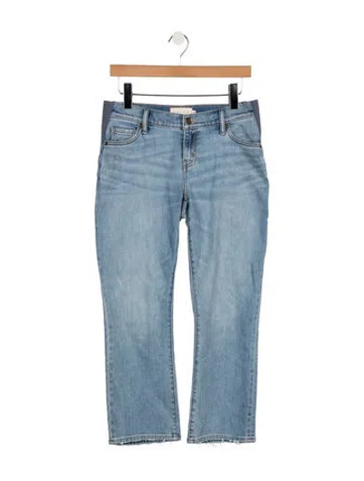 Pre-owned Hatch Mid-rise Straight Leg Jeans In Blue