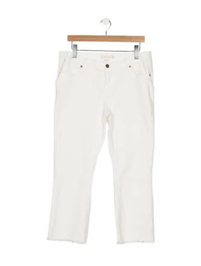 Pre-owned Hatch Mid-rise Straight Leg Jeans In Neutral