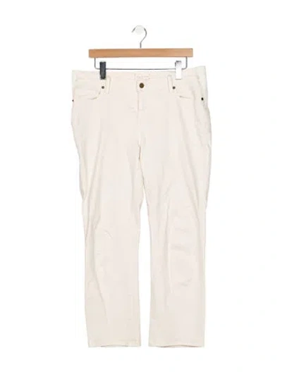 Pre-owned Hatch Mid-rise Straight Leg Jeans In Neutral