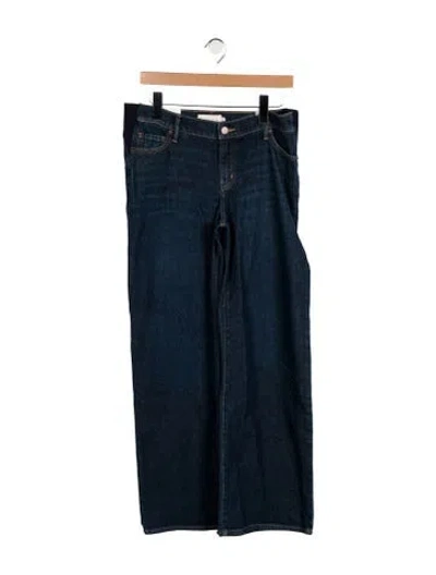 Pre-owned Hatch Mid-rise Wide Leg Jeans W/ Tags In Blue