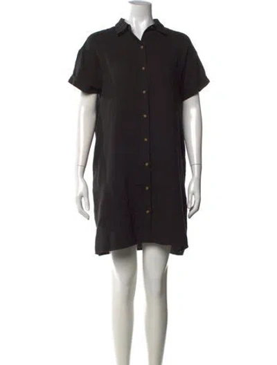 Pre-owned Hatch Mini Dress In Black