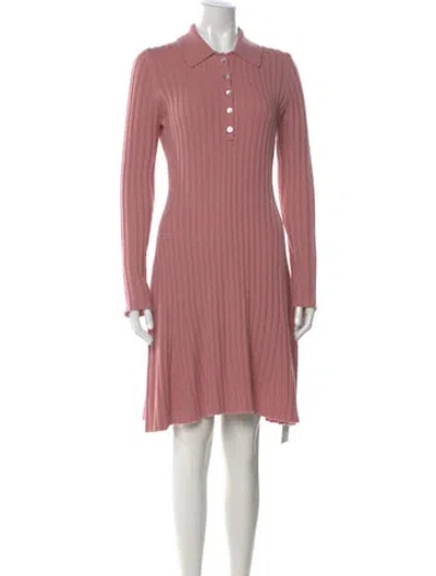 Pre-owned Hatch Mini Dress In Pink