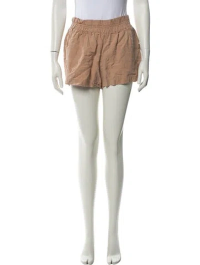 Pre-owned Hatch Mini Shorts In Neutral